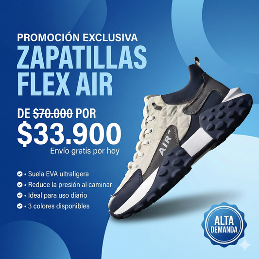 Zapatillas Ortopédicas Air Flex - Alivio Real del Dolor y Comodidad